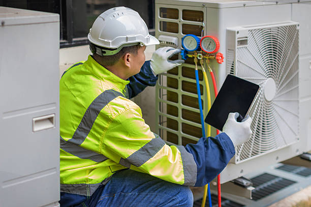 Professional Air Conditioning Repair technician working in Barrington, RI